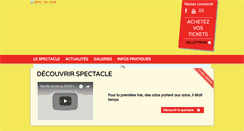 Desktop Screenshot of ados-lespectacle.com